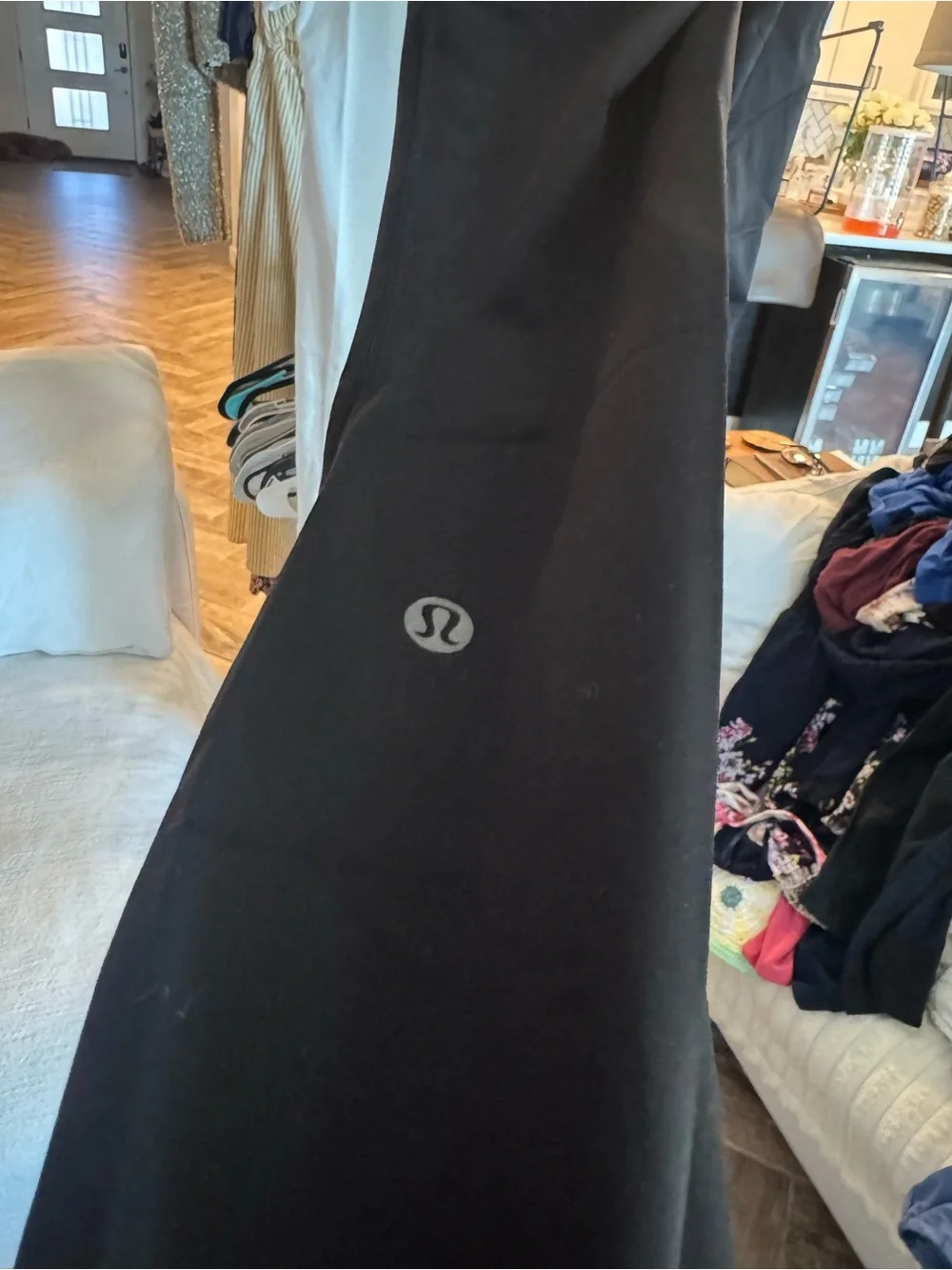 Lululemon Fast & Free High-Rise 7/8 Running Leggings Black Reflective Pockets
